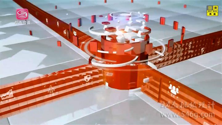 深圳电视台都市频道2018频道包装 动态视频设计